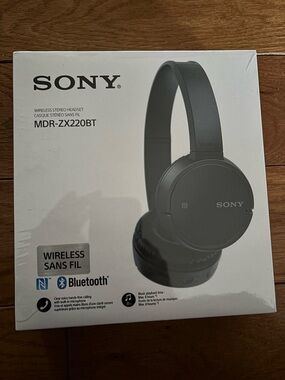 Sony Black Wireless On-Ear Bluetooth Headphones